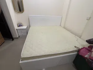 Moving Sale Bed/Cot and Mattress with one Side table