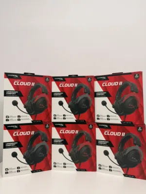 للبيع سماعات HYPER X CLOUD II  بلونين الاسود و الاحمر