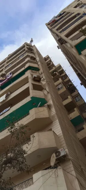 شقه للايجار بمدينه عباد الرحمن خلف نادي الصيد طريق دائرى المعادى بجوار برج سما القاهره غرفتين نوم