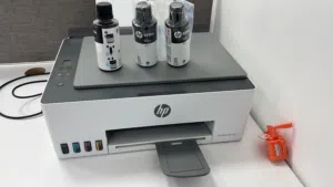طابعة hp smart tank 580 ملون استخدام شخصي بسيط