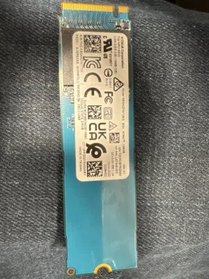 سلام عليكم nvme 128Gb استعمال يووم واحد فقط
