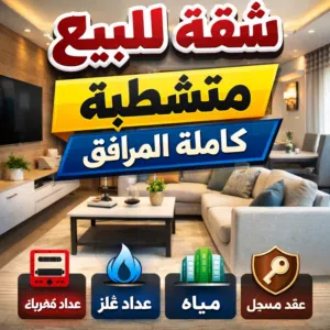 شقه للبيع موقع مميز جدا ميدان النعام شارع عين شمس