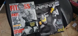 2 Fitness Magazines – Fitness RX + Infinite Mag Used Condition half KD for Both