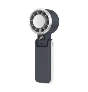 FAN-H03B Smart Digital Display High Speed Handheld Ice Cooling Fan  مروحة التبريد بالثلج المحمولة