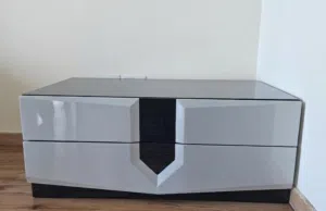 Black and grey cabinet