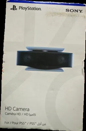 كاميرا ps5   أصلي جديدة  توجد قطعتين new closed box ps5 camera 2 pieces