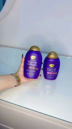 OGX Biotin & Collagen الأصلي – كثافة ولمعان من أول