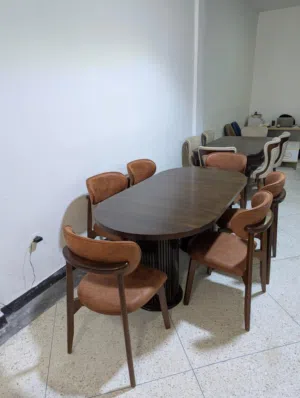 صلامونجي  6كراسي   خشب حقيقي.