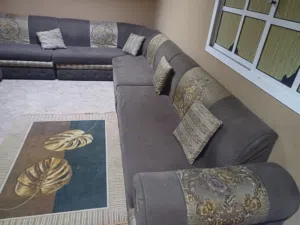 L shaped sofa for 12 people.covers are removable