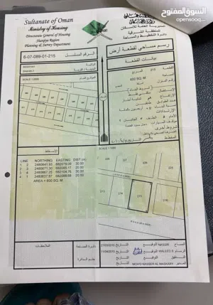 Residential Land for Sale in Al Sharqiya Bidiya