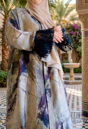 عباية الرخام البيج