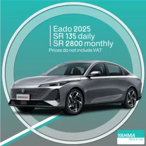 Changan Eado 2025 for rent - Free delivery for monthly rental