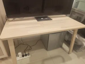 IKEA table NORRAKER 125x76 birch