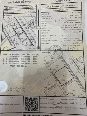 Commercial Land for Sale in Al Dakhiliya Nizwa