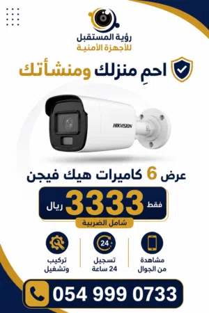 عرض 6 كاميرات هيك فيجين