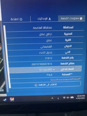 سطح عمارة للبيع في الشميساني