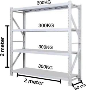 Havey Duty Storage Rack 200cm *60cm *200cm with 4 Lyer