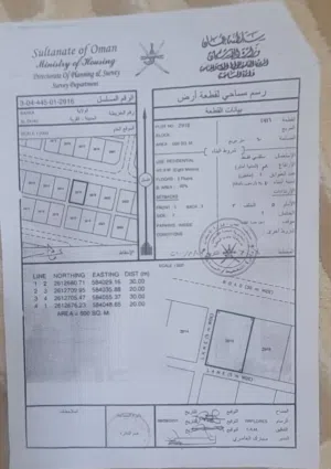 Residential Land for Sale in Al Batinah Barka