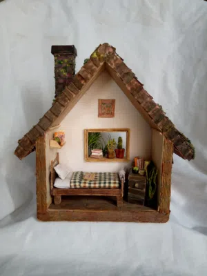mini cottage dioramas