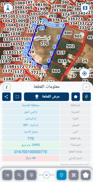 Farm Land for Sale in Amman Naour