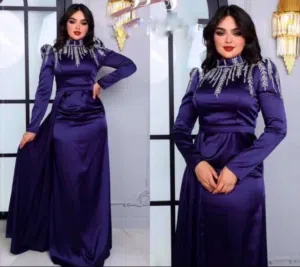 فستان محجبات 	•	فستان سهرة راقٍ للبيع بحالة ممتازة