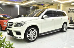 Mercedes Benz GL500 4Matic ( 2013 Model ) in White Color GCC Specs