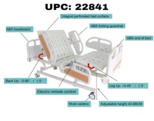 تخت  للمرضى وكبار السن مع فرشه
