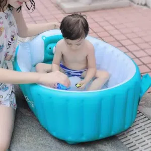 بركة سباحه حوض استحمام مريح و محفز البيبي  الاستحمام خارج الحمام او المكان الذي يحبه