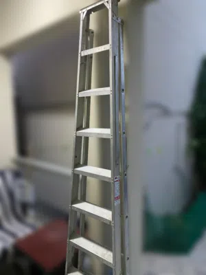 New Aluminium 8-Step Double Ladder Stairs For Sale Same as New