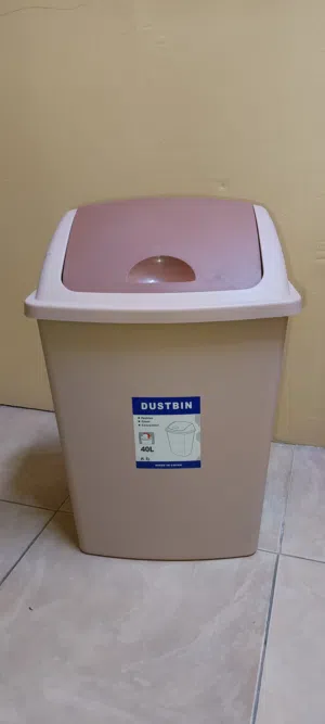 Plastic Dustbin with Swing Lid