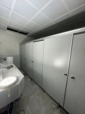 HPL phelonic cubical toilet partition door
