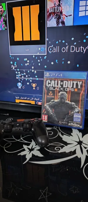 سي دي call of duty black ops 3 استعمال خفيف وبحالة الوكالة