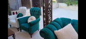 طقم كنب استعمال قليل .. ب حاله الوكاله