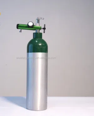 اسطوانة اكسجين المنيوم مع منظم Bendix سعة 3 لتر  مع الحقيبة "جديد"