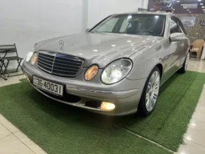 مرسيدس W211  E200 موديل 2004 فحص كامل 7 جيد بحالة الشركة