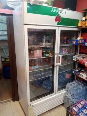ثلاجة عفانه انفيرتر بابين شغاله 100% للبيع