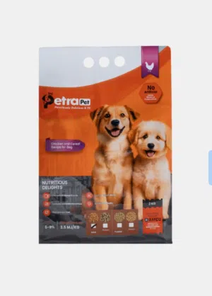 بترا بيت طعام جاف للكلاب - دجاج 2 كغم. Petra Pet Dry Dog Food – Chicken 2 kg