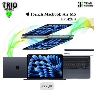 15inch Macbook Air 16 /512GB M4 & M5 New ماك بوك 15 انش جديد