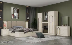 طقم غرفة نوم جديد من 6 قطع مع مرتبة 12 سم Bread New Bed Room Set 6pcs With Mattress 12cm