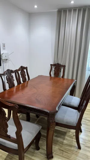 Pure Wood 6-8 chairs ADJUSTABLE Dining Table