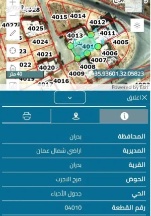Residential Land for Sale in Amman Shafa Badran