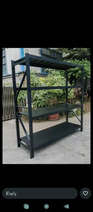 black shelf