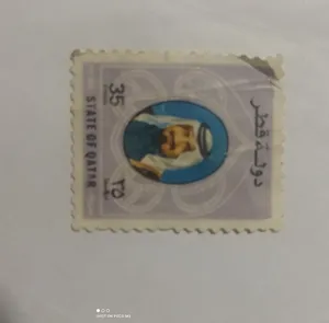 طابع خاص من المالك مباشره لدولة قطر نادر لهواة جمع الطوابع البريدية