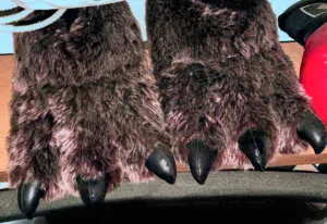 Never Used Bear Claw Big Foot Slippers
