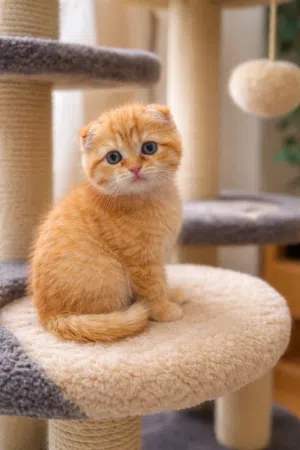 Scottish fold male gold