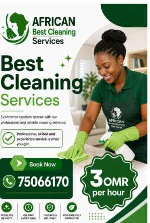 Cleaning servicesJob: cleaning toilets, kitchen, windows, doors, arranging the house, washing dishes