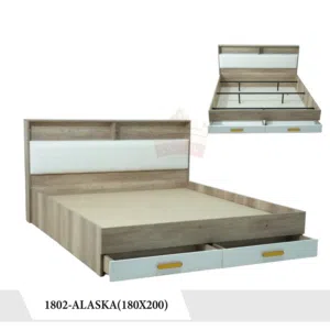 DOUBLE COT WITH MATTRES WITH FITTING/سریر مل نفراین مع دوشج مع ترکیب مجاني