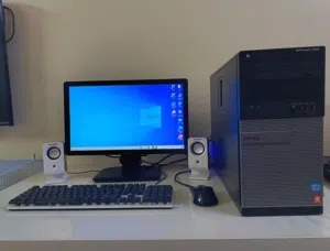dell i3 6 ram  كامل مع كرسي
