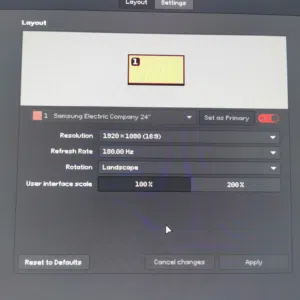 Samsung Monitor  HDR10 Support = HDR Gaming 180 HZ  1080p resolution  24 Inch