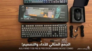 كيبورد +ماوس  كيمنك من شركه اولا- F108pro